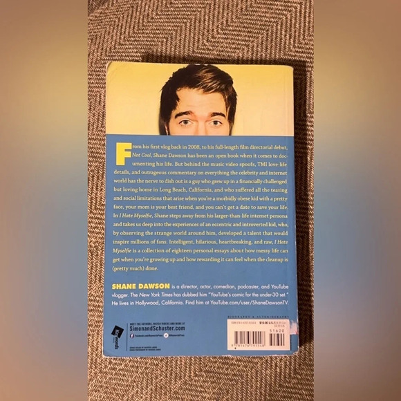 BUNDLE: vintage shane dawson youtuber tv shirt black size med & soft shell book - Picture 7 of 7